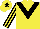 Silk - Yellow, black chevron, striped sleeves and star on cap