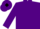 Silk - Purple and teal diagonal quarters, black 'bcr' on purple diamond, teal sleeves