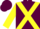 Silk - Maroon, Yellow cross belts and sleeves
