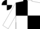 Silk - Black and white quarters, black and white checkered sleeves