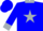 Silk - Blue, red white & blue map of texas, silver star, silver collar & cuffs