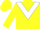 Silk - Yellow, white triangular panel, white bars on yellow sleeves, yellow cap