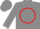 Silk - Grey, red 'pm' inside red circle
