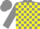Silk - Grey, yellow blocks, grey cap