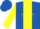 Silk - Royal blue, yellow vertical stripe and star, yellow diamond on sleeves