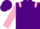 Silk - Purple body, pink shoulders, pink arms, purple cap