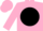 Silk - Aqua, pink emblem on black ball, pink band on sleeves, aqua cap