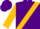 Silk - Purple, gold sash, purple bars on gold slvs