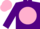 Silk - Purple, pink disc, pink cap