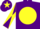 Silk - Purple, yellow disc, diabolo on sleeves, yellow star on cap
