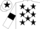 Silk - White, Black stars, armlets and star on cap