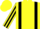 Silk - Yellow, black braces, black stripe on sleeves