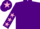 Silk - Purple, pink stars on sleeves, pink star on cap