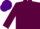 Silk - Maroon body, maroon arms, purple cap