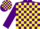 Silk - Purple, yellow blocks, yellow cw, purple sleeves