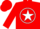 Silk - Red white star in circle on back