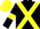 Silk - Black, yellow cross belts and armlets, yellow cap