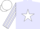 Silk - Lavender, white '3p' in white horseshoe, white star stripe on slvs, white cap