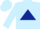 Silk - Light blue, dark blue circled triangle