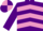 Silk - Purple, mauve chevrons & quartered cap