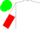 Silk - White, green crossbelts, white & red halved sleeves, green cap