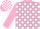 Silk - Bright pink and white blocks,pink sleeves