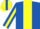 Silk - Royal blue, yellow panel and band on slvs