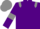 Silk - Purple body, grey shoulders, purple arms, grey armlets, grey cap