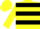 Silk - Yellow with black hoops, bumblebee on back