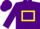 Silk - Purple, yellow hollow box