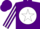 Silk - Purple, 'vf' in white ball, white star stripe on sleeves
