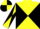 Silk - Yellow, black diabolo, yellow sleeves, black diabolo, yellow and black quartered cap