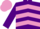 Silk - Purple and mauve chevrons, mauve cap