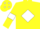 Silk - Yellow, white diamond, armlets and diamonds on cap