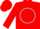 Silk - Red, white circle 'k' emblem, red cap
