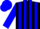 Silk - Black, blue stripes, blue 'jah', black stripe on blue sleeves, blue cap