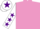 Silk - Mauve body, white arms, purple stars, white cap, purple star