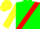 Silk - Green body, red sash, yellow arms, yellow cap