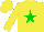 Silk - Yellow, green star