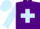 Silk - Purple, light blue cross belts, sleeves and cap