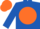 Silk - Royal Blue, orange disc, orange cap
