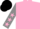 Silk - Pink, grey sleeves, pink stars