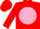 Silk - Red, red d on pink ball, pink bars on red sleeves, red cap