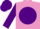 Silk - Mauve,  purple ball, purple sleeves, purple cap