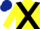 Silk - Yellow, Black cross belts, Dark Blue cap