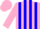 Silk - Pink body, blue striped, pink arms, pink cap, blue striped