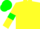 Silk - Yellow body, yellow arms, green armlets, green cap