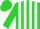 Silk - Lime green, white stripes, lime green cap