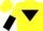 Silk - Yellow, black inverted triangle, halved sleeves