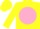 Silk - Yellow, pink disc, yellow cap